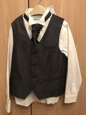 Next Boys Shirt, Waistcoat And Tie Set BNWT  7 Years