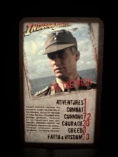 Indiana Jones™ Dietrich (Nazi Colonel) TOP TRUMPS EXCLUSIVE Vintage Game Card