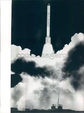 1984 Press Photo Japanese N-11 Rocket Launch 1980s