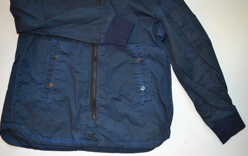 NWT G-Star RAW Jacket Lightweight Partly Lined Over-Dye Hooded Jacket Size XXL - Picture 5 of 12