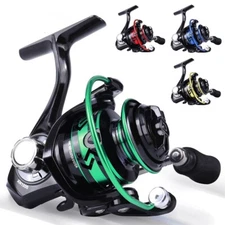 Mini Spinning Fishing Reel Wheel Coil Ice Raft Lure Bait 3BB Aluminum Alloy EVA