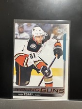 Troy Terry 2018-19 Upper Deck Young Guns #239 Rookie Card Anaheim Ducks. rookie card picture