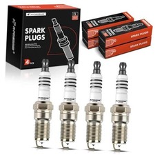 Iridium Platinum Spark Plugs Fine Wire, L4 Engine | Compatible with Pack of 4