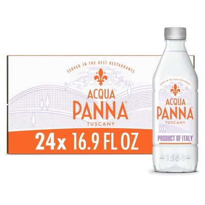 Acqua Panna Natural Spring Water, 16.9 Fl. Oz. Fl Oz (Pack of 24), CLEAR