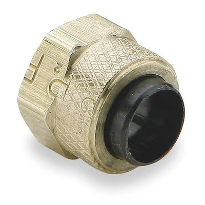 Parker 61P-6 3/8'' Compression Brass Nut & Acetal Sleeve 10Pk