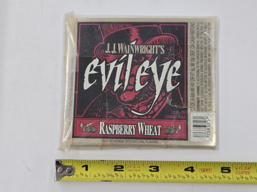 Vintage Lot Of 50 J.J. Wainwright's Evil Eye Unused Beer Bottle Labels - Picture 3 of 3
