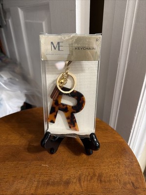 Modern Expressions ''R  Monogram Keychain with Tassels - New