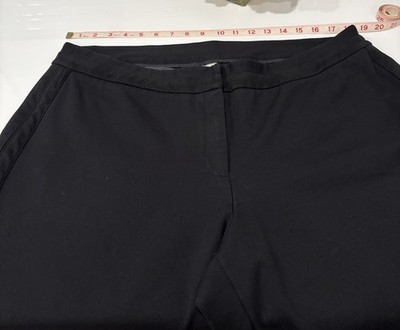 anne klein black dress pants Anne Klein Black Slim Leg Career Dress Pants Trousers Pocket Stretch LOGO  10P