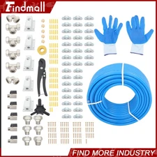 Findmall Compressed Air Line Kit 3/4” x200FT, Shop Air Line Kit