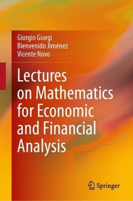 Lectures on Mathematics for Economic and Financial Analysis - 9783031833380