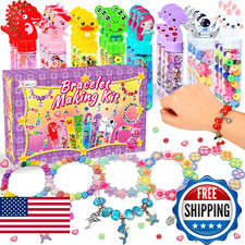 klmars Bracciale Fare Bomboniere Festa per Bambini,24 Bracciale Bacchette Artigianato per Ragazze