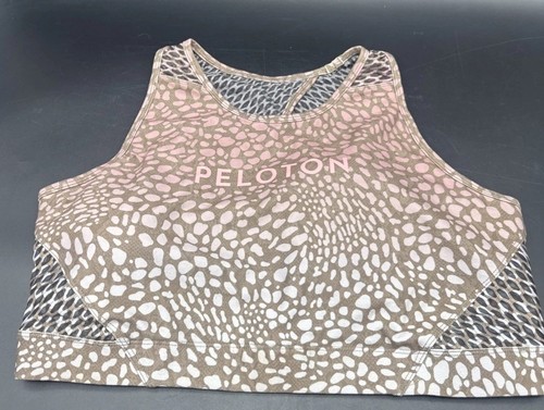 Peloton X WITH Collab Women’s Riverstone High Neck Sports Bra Sz 2X Stretch Gym - Picture 2 of 10