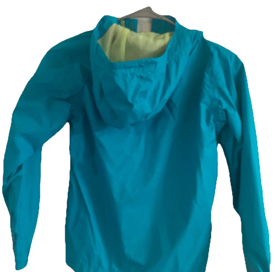 Chaqueta de Lluvia The North Face Niñas Pequeña 7/8 Cremallera Con Capucha Turquesa Malla Forrada Foto 4 de 4