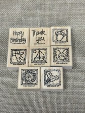 Stampin  Up Anytime Greetings Set Of 8 - Birthday, Thank You, Flower, Boat