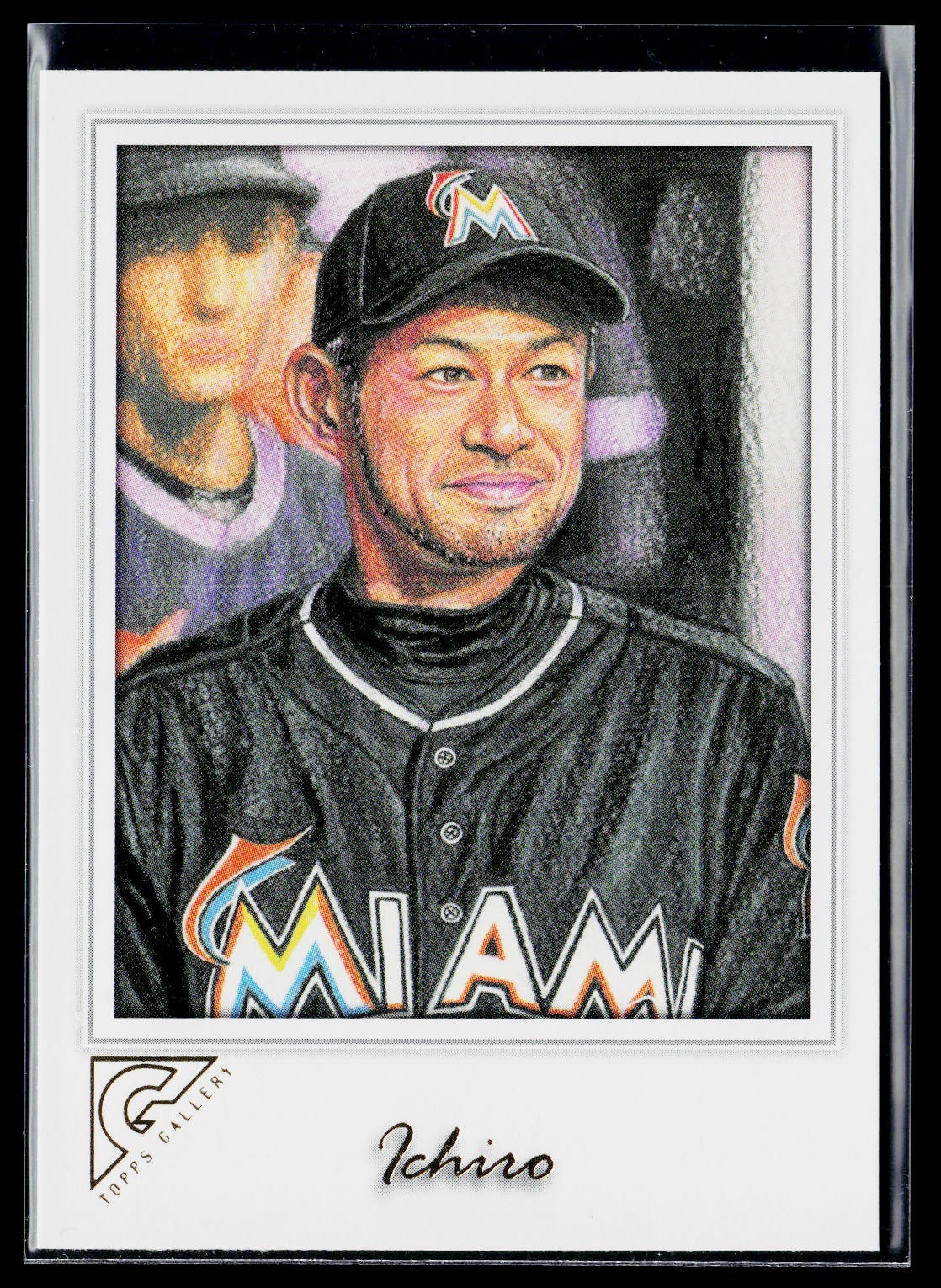 Ichiro 2017 Topps Gallery #137 Miami Marlins HOF