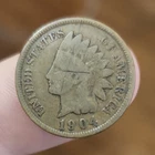 1904 Indian Head Small Cent Business Strike Philadelphia Circulated