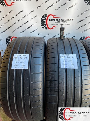 4 PNEUMATICI USATI DI OCCASIONE 285/40/21 E 315/35/21 PIRELLI ESTIVE GOMME - Foto 3 di 12