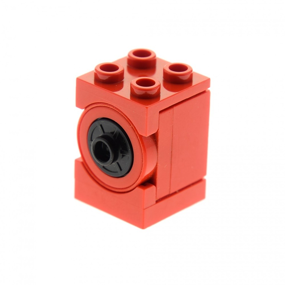 1X Lego Technic Electric Motor 9V Red 2X2 Micromotor Tested 5119 2984 2985 2986