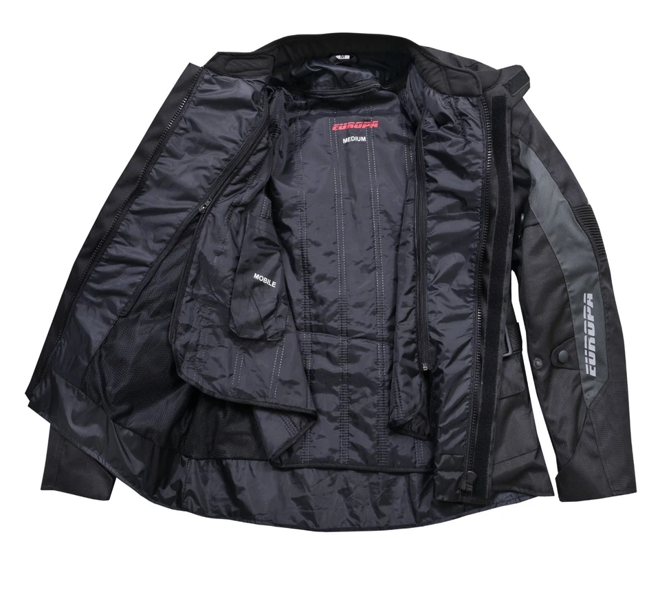 4 Stagione Moto Giacca Invernali Impermeabile Taglia S Fine 4XL   - Immagine 4 di 4