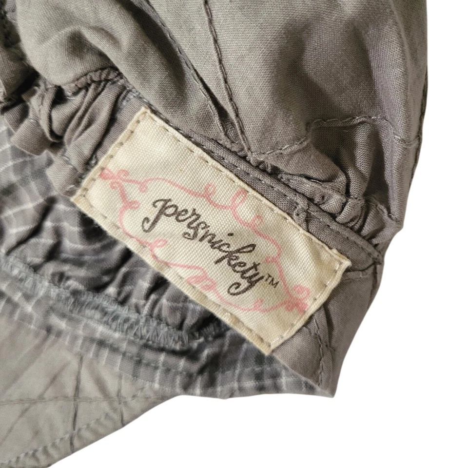 Boutique Persnickety Niños Acolchado Gris Newsboy Gorra Visera Sombrero Niñas Grande Foto 3 de 4