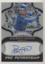 2019 Panini Prizm Pro Penmanship Adalberto Mondesi #PP-AM Auto g9j