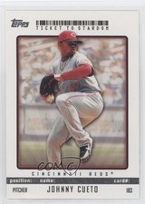2009 Topps Ticket To Stardom Johnny Cueto #183 03rk