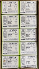 10 PCS Leviton GFWT1-KW - GFWT1-W  Weather/Tamper Resistance GFCI Outlet
