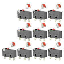 10Pcs KW12-3 Micro Roller Lever Arm Normally Open Close Limit Switch Microswitch