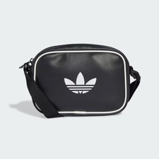 Adidas Classic Mini Airliner Bag Black Originals Trefoil Shoulder BNWT