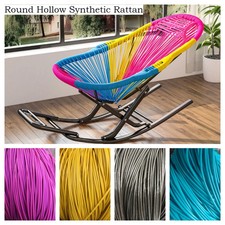 4mm Round Rattan Reed Coil 500g 45-50m Natural Basket Weaving Cane Wicker