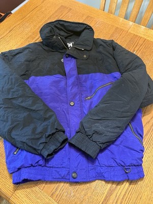 Vintage 80s 90s Helly Hansen Purple  & Black Jacket Men's Medium