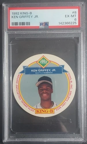 1992 King-B Collector's Edition Discs - Ken Griffey Jr #8