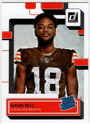 2022 Panini Donruss Football David Bell No. 332 Cleveland Browns