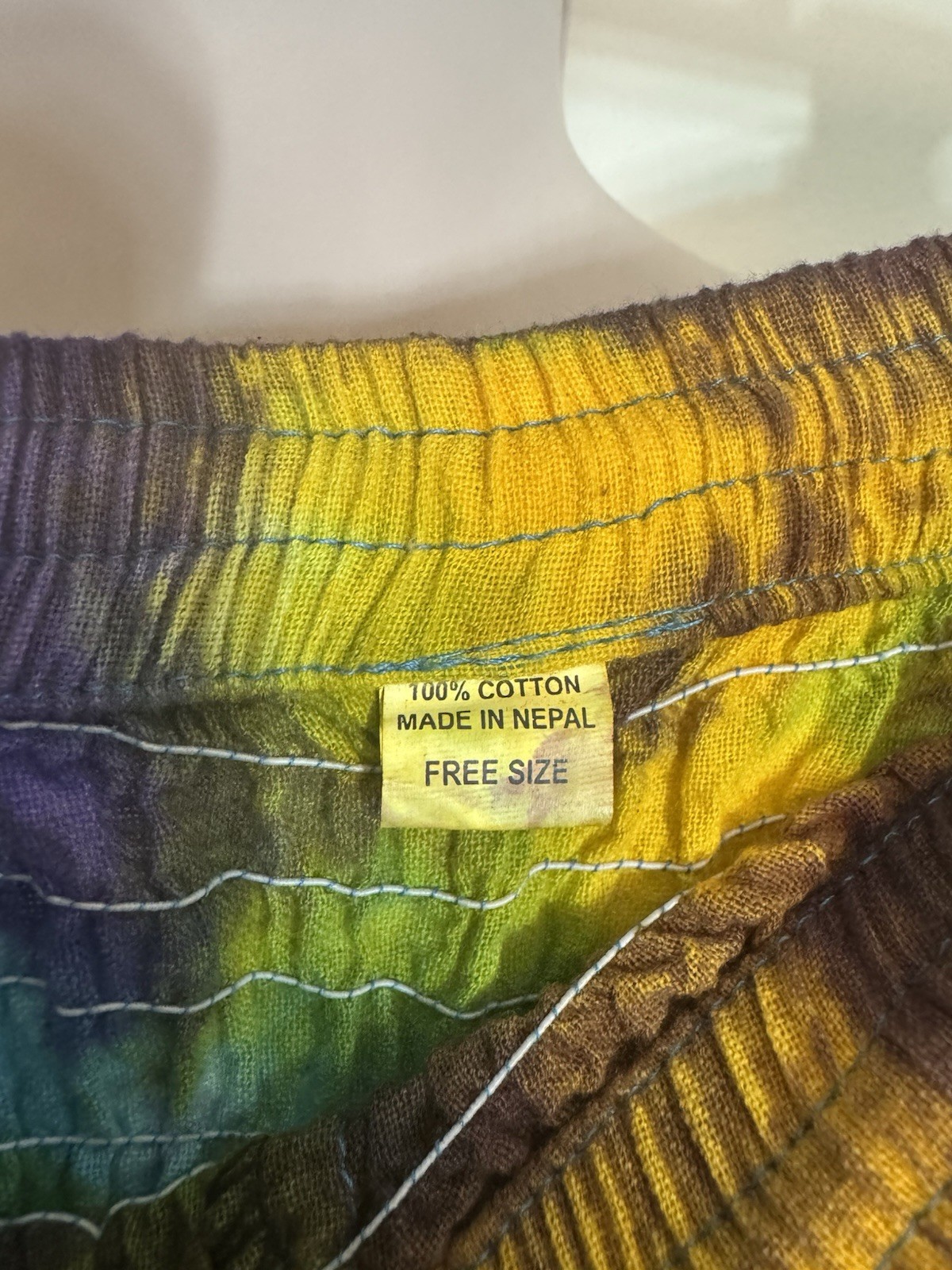 Women's Harem Pants  Patchwork Pocket Boho 100% C… - image 10