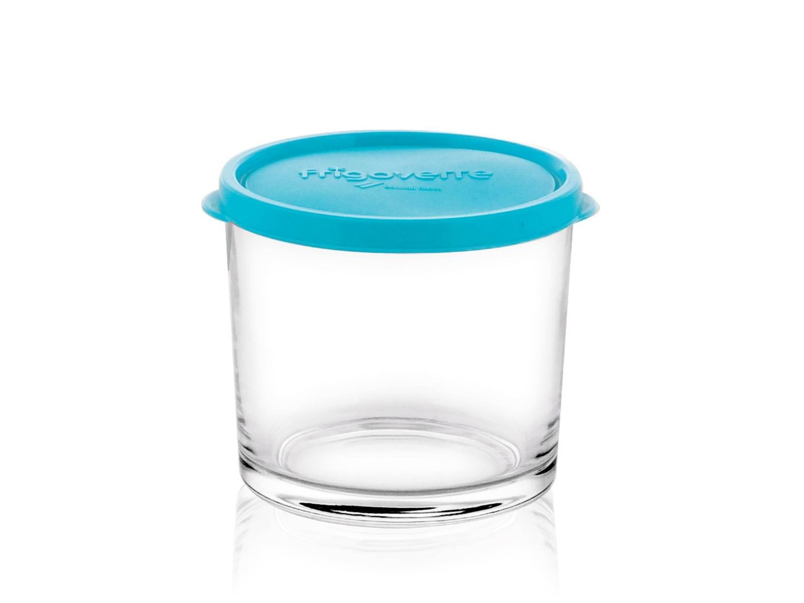Bormioli Rocco Frigoverre Round Jar 0.35 L Blue, Transparent, Glass