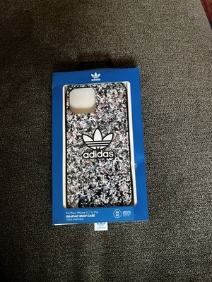 Adidas Originals iPhone 12 / 12 Pro Graphic Snap Case Floral Trefoil NIB 