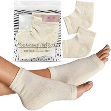 Kitsch Moisturizing Socks for Cracked Heels Reusable Spa Gel Lining