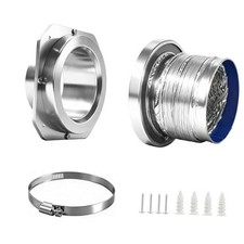 Magnetic Dryer Vent connector, Easy to clean and install dryer vent, Magnetic