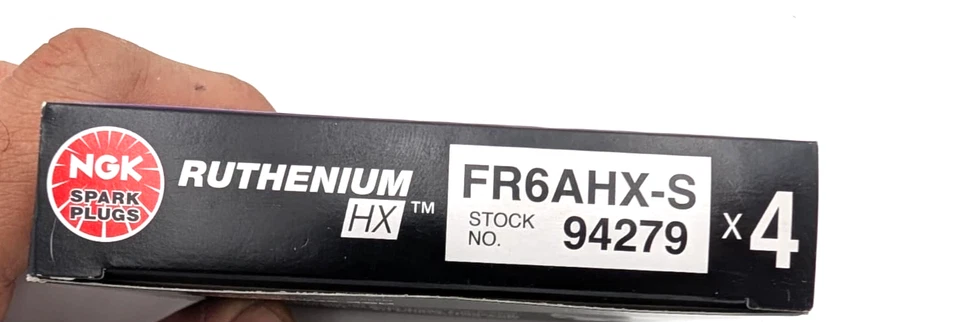 Paquete de 3 bujías NGK rutenio HX 94279 FR6AHX-S ultra alta inflamabilidad Foto 2 de 4