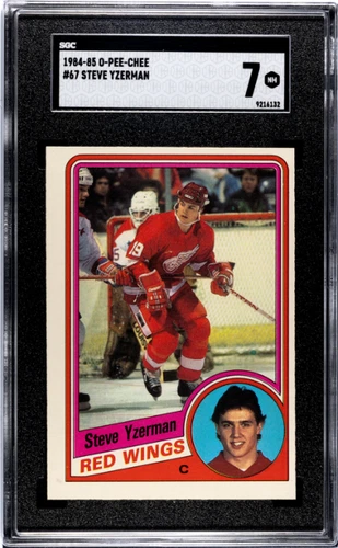 1984-85 O-Pee-Chee #67 Steve Yzerman Rc SGC 7