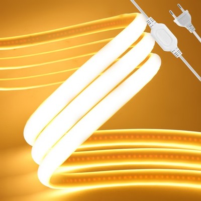 Neon COB LED Stripe Streifen 220V 230V Wasserdicht IP67 Leiste Band Lichterkette