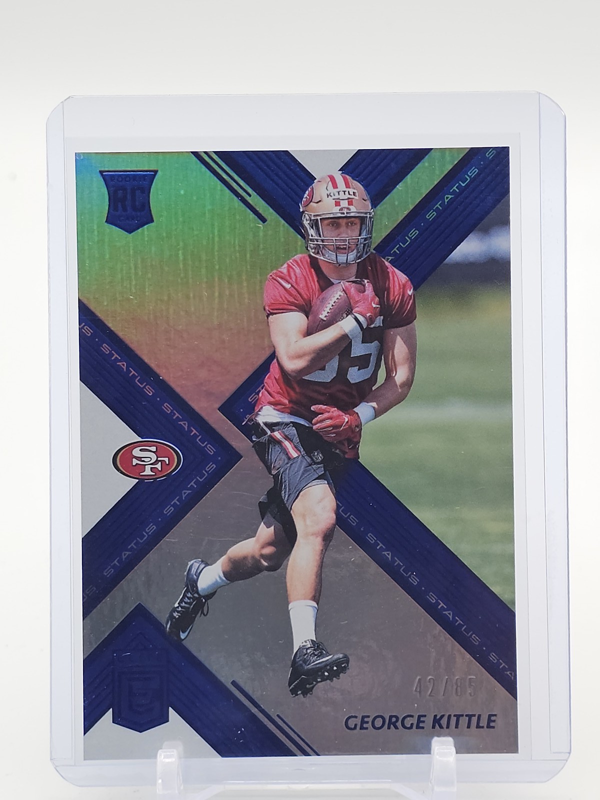 George Kittle Panini Donruss Elite #109 Status