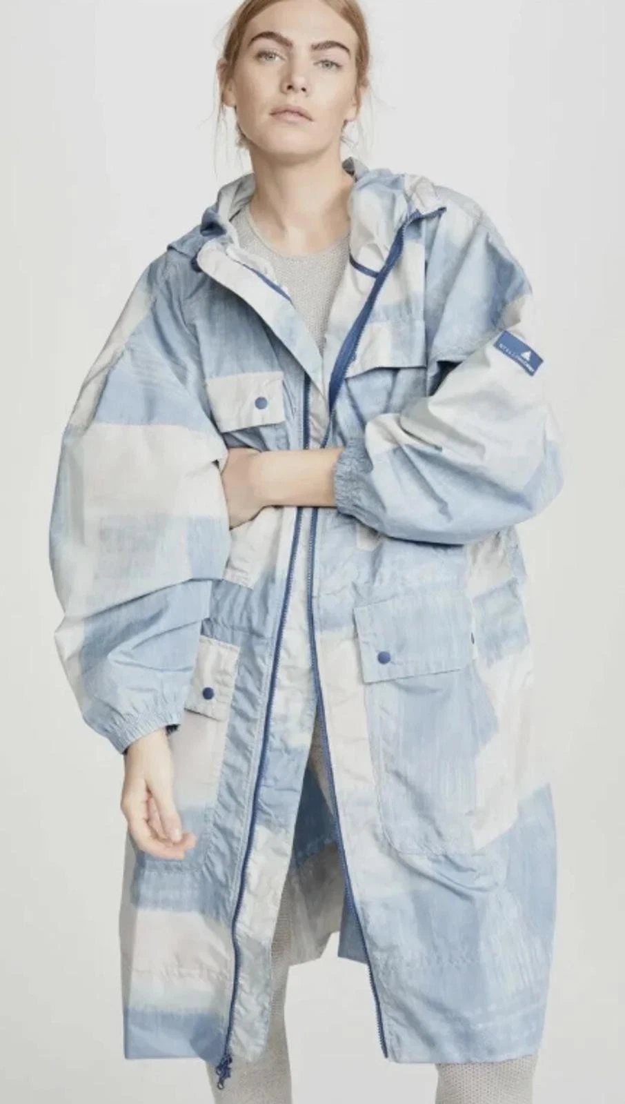 Stella McCartney — Stella McCartney for adidas Plaid Print Coat Size: XS