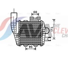Ladeluftkühler AVA Clever Choice HY4226 für KIA SPORTAGE HYUNDAI TUCSON JM SUV 2