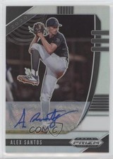 2020 Panini Prizm Draft Picks Silver Prizm Auto Alex Santos #PDP72 Auto 03ou