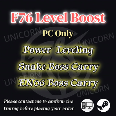  Fallout 76 PC Gleaming Depths Raid/EN06/Snake Carry/Level Boost/Power Leveling