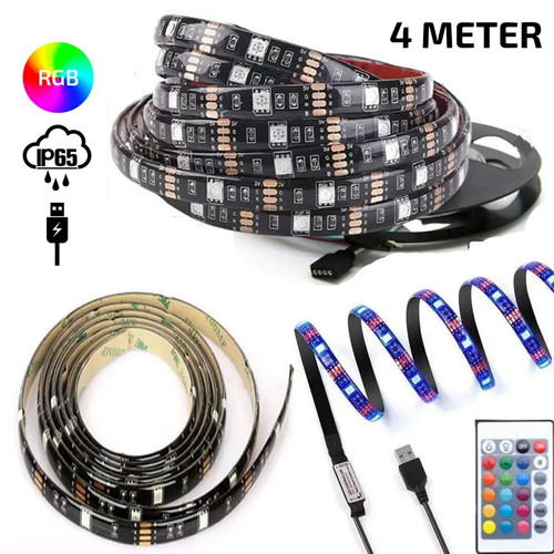 LED Strip Lights 1-5m RGB 5050 Colour Changing Tape Cabinet Kitchen TV Lighting - Picture 14 of 15