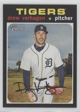 2020 Topps Heritage Drew VerHagen #227 uu6