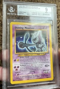 Shining Mewtwo 109/105 Neo Destiny Holo Beckett 9 PSA