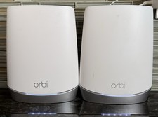 NETGEAR Orbi RBR750 Router  RBS750 Satellite, Tri-band Mesh WiFi 6